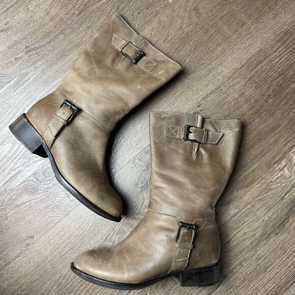 Cole Haan | Air Leora Mid‎ Calf Leather Boots Sz 6.5 Pull On - Picture 9 of 9